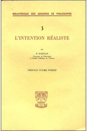 Emprunter L'intention réaliste livre