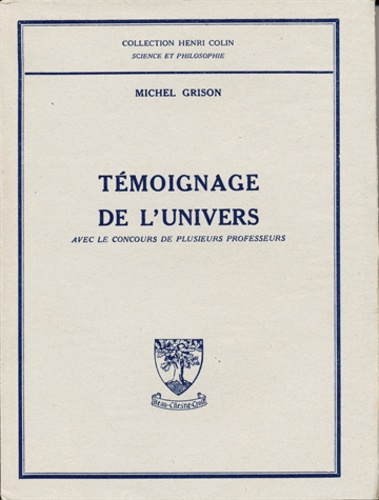 Emprunter Témoignage de l'univers livre