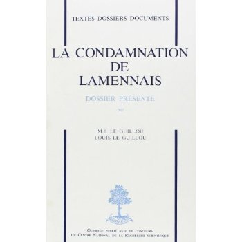 Emprunter La condamnation de Lammenais livre