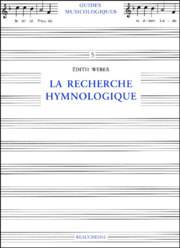 Emprunter La recherche hymnologique livre