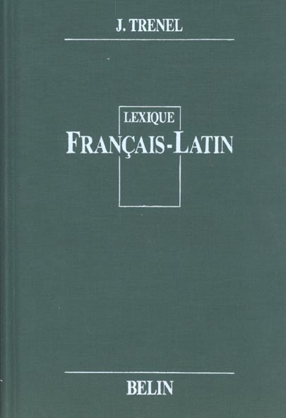 Emprunter LEXIQUE FRANCAIS-LATIN livre