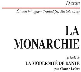 Emprunter La Monarchie précédé de la Modernité de Dante livre