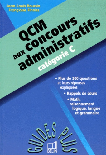 Emprunter QCM AUX CONC.ADM.CAT C livre
