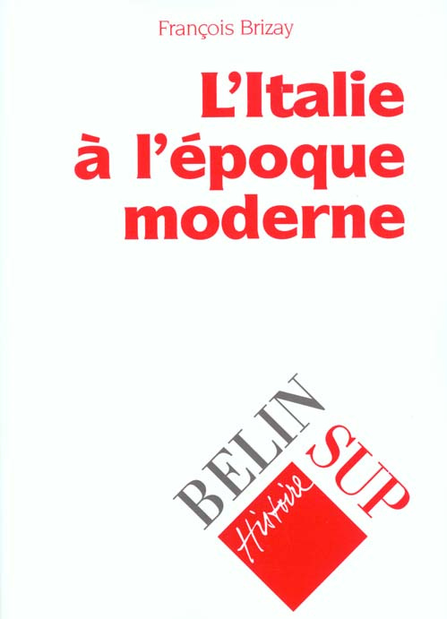 Emprunter L'Italie à l'époque moderne livre