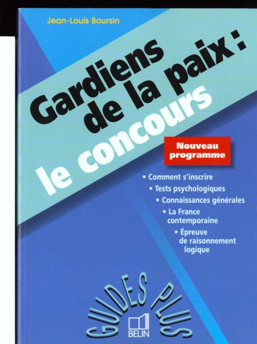 Emprunter GARDIEN DE LA PAIX CONC. livre