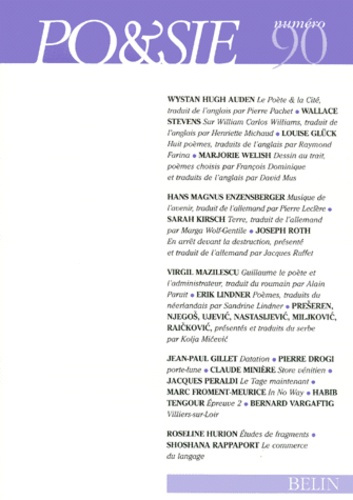 Emprunter POESIE N 90 livre