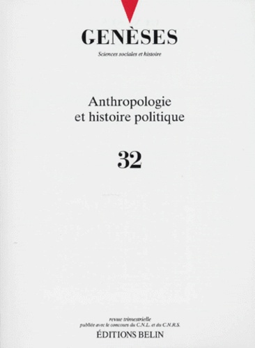 Emprunter Genèses N° 32 : Anthropologie et histoire politique livre