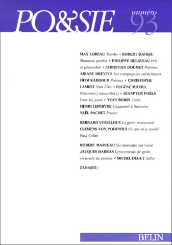 Emprunter POESIE N 93 livre