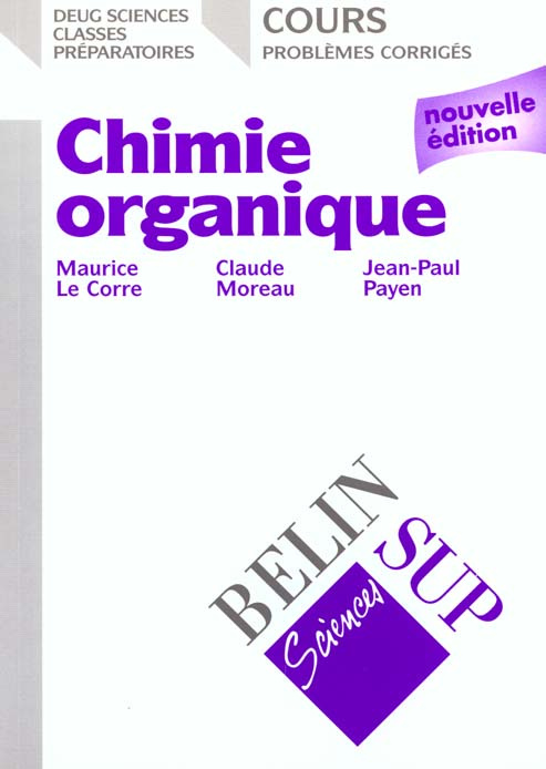 Emprunter Chimie organique. Cours et problèmes corrigés, édition 2000 livre