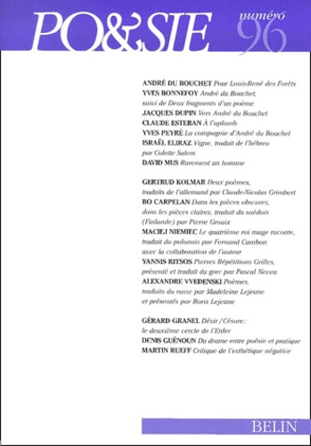 Emprunter POESIE N 96 livre