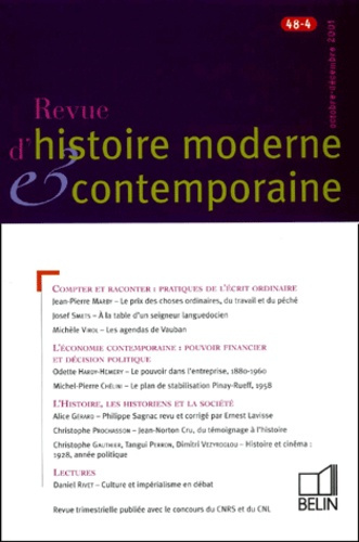 Emprunter Revue d'histoire moderne et contemporaine/484/Revue d'histoire moderne et contemporaine Tome 484 livre