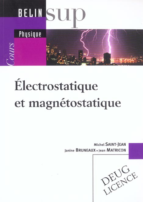 Emprunter Electrostatique et magnétostatique livre