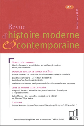 Emprunter RHMC 51-1 - JANVIER-MARS 2004 N 51-1 livre