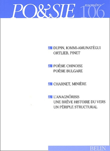Emprunter POESIE N 106 livre