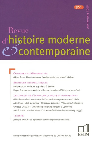 Emprunter RHMC 52-1 - JANVIER-MARS 2005 N 52-1 livre