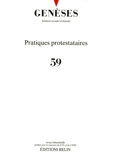 Emprunter Genèses N° 59, Juin 2005 : Pratiques protestataires livre