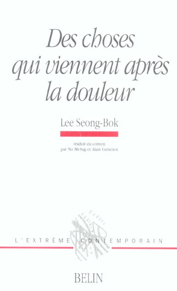 Emprunter Des choses qui viennent après la douleur. Les eaux bleues de Namhae Gumsan livre