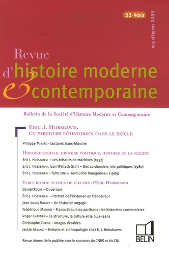 Emprunter Revue d'histoire moderne et contemporaine Tome 53 N° 4 bis, supplément 2006 : Eric Hobsbawm, un parc livre