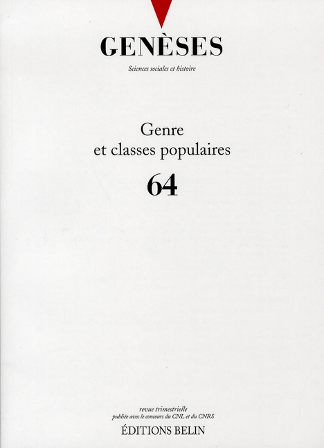 Emprunter Genèses N° 64, Septembre 2006 : Genre et classes populaires livre