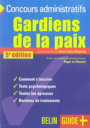 Emprunter Gardiens de la paix. Concours administratifs, 5e édition livre