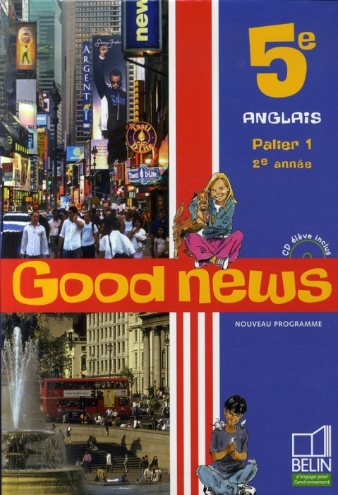 Emprunter Anglais 5e Good news. Avec 1 CD audio livre