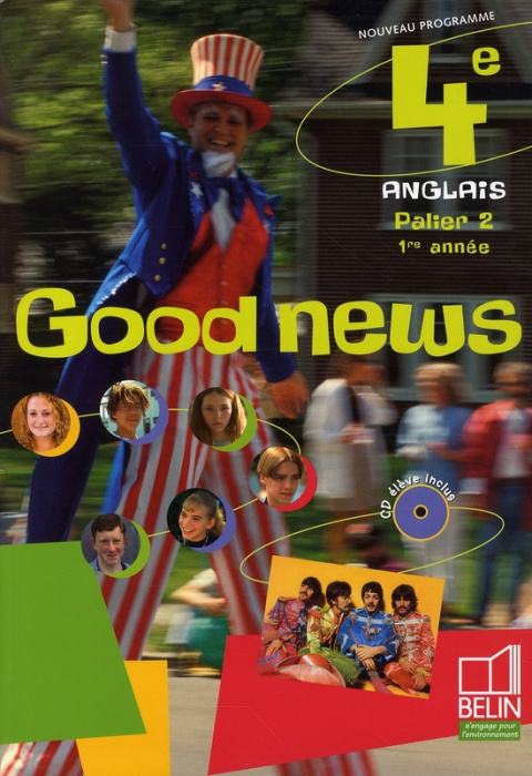 Emprunter Anglais 4e Good News. Avec 1 CD audio livre