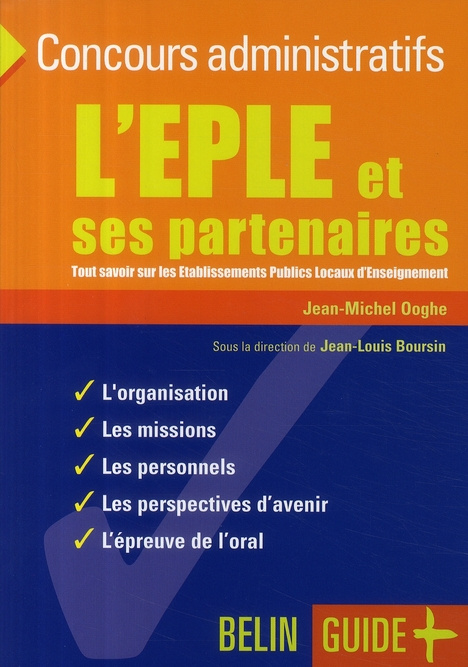 Emprunter L'EPLE et ses partenaires. Tout savoir sur les Etablissements Publics Locaux d'Enseignement livre