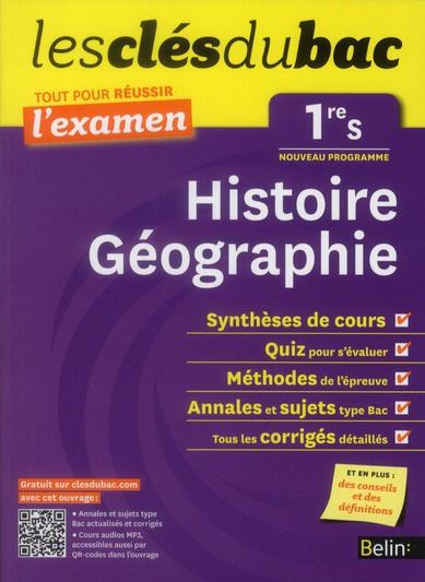 Emprunter Clés du Bac - Histoire-Géographie 1e S - Réussir l'épreuve livre