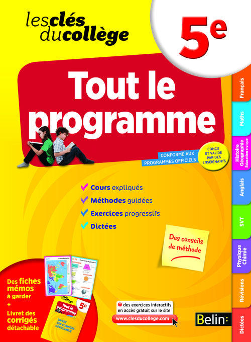 Emprunter Clés du collège - Tout le programme 5e livre