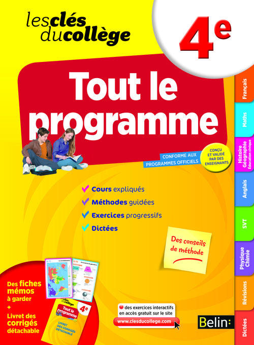 Emprunter Clés du collège - Tout le programme 4e livre