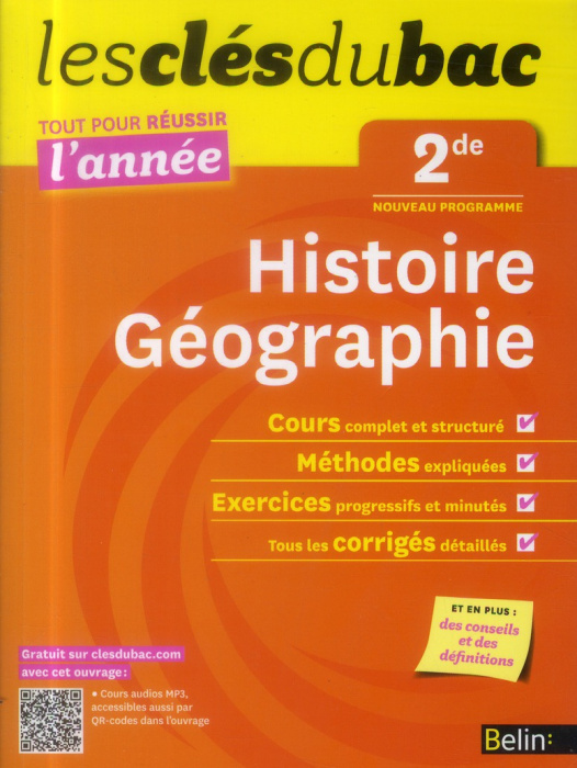 Emprunter CLES DU BAC TTE L'ANNEE HIST-GEO 2DE livre