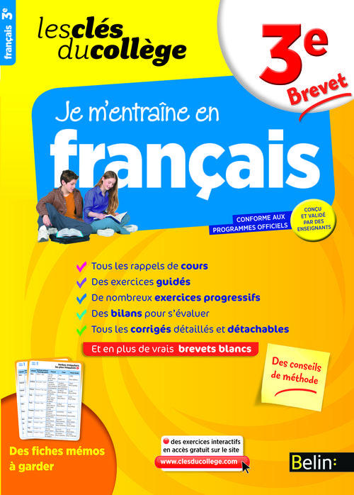 Emprunter Clés du collège - Français 3e. Brevet livre