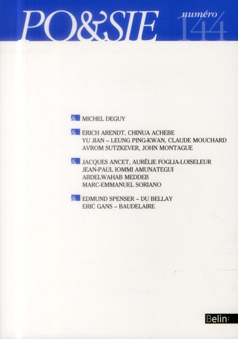 Emprunter Po&sie N° 144, 2013/2 livre