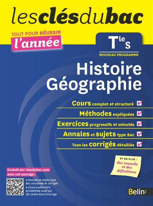 Emprunter CLES DU BAC TTE L'ANNEE HIST GEO TERM S livre