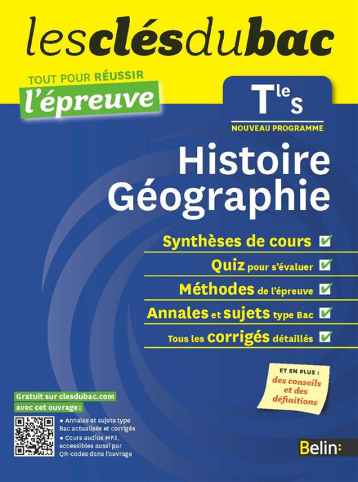 Emprunter Histoire-Géographie Tle S. Tout pour réussir l'épreuve livre