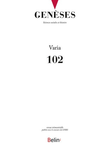 Emprunter Genèses N° 102 : Varia livre