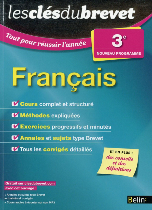 Emprunter Français 3e livre