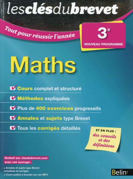 Emprunter Maths 3e livre