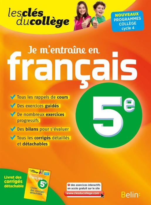 Emprunter Je m'entraîne en français 5e livre
