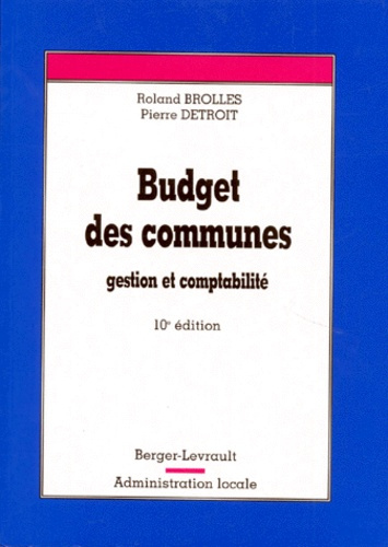 Emprunter BUDGET DES COMMUNES NLLE EDITION livre