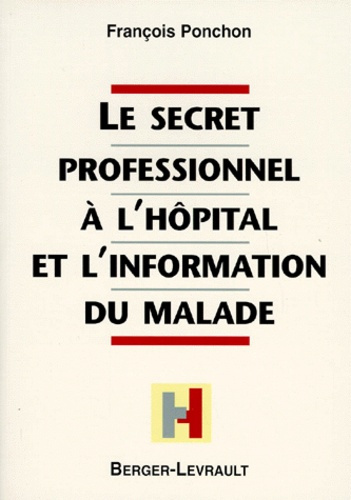 Emprunter SECRET PROFESSIONNEL A L'HOPITAL (LE) livre