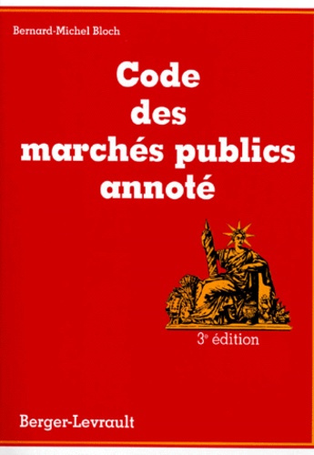 Emprunter CODE DES MARCHES PUBLICS ANNOTE 3EME EDITION livre