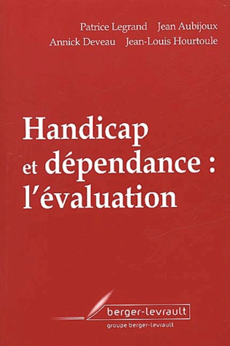 Emprunter HANDICAP ET DEPENDANCE L'EVALUATION livre