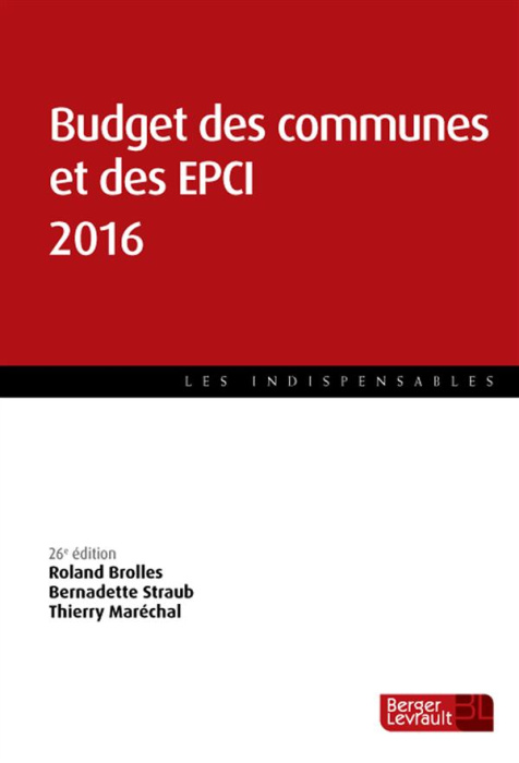 Emprunter BUDGET DES COMMUNES ET DES EPCI, 2016 livre
