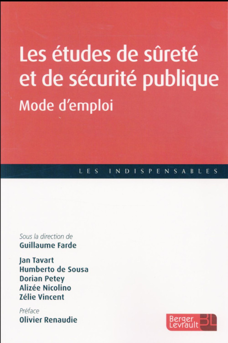 Emprunter Etudes de sureté et de sécurité publique. Mode d'emploi livre