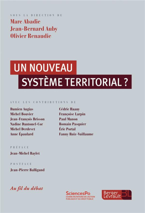 Emprunter Un nouveau système territorial ? livre