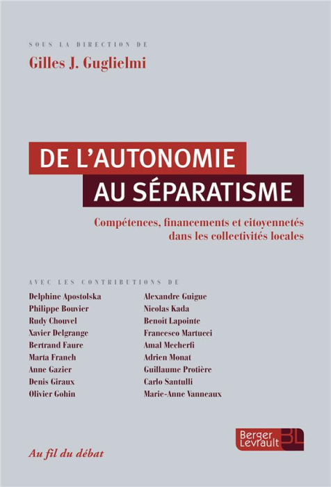 Emprunter De l'autonomie au séparatisme. Compétences, financements et citoyennetés dans les collectivités loca livre