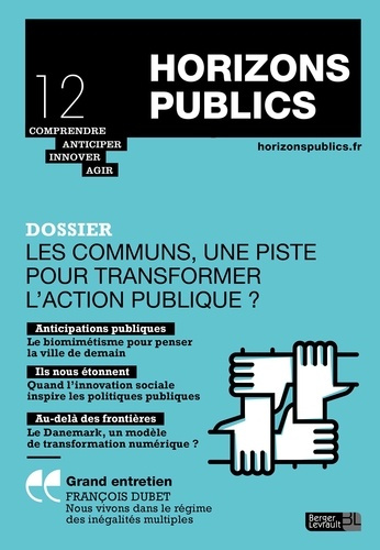 Emprunter Horizons publics N° 12, novembre-décembre 2019 : Les communs, une piste pour transformer l'action pu livre