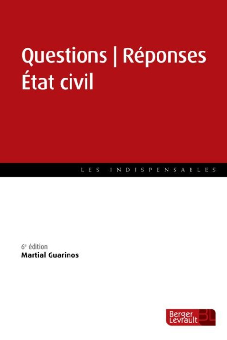 Emprunter Questions Réponses Etat civil. 6e édition livre