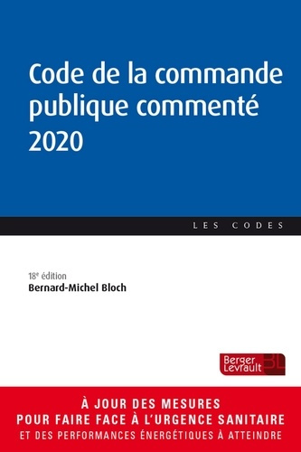 Emprunter Code de la commande publique commenté. Edition 2020 livre